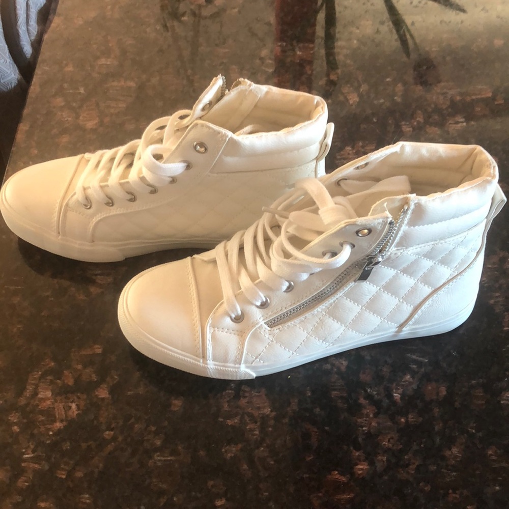 White sneakers